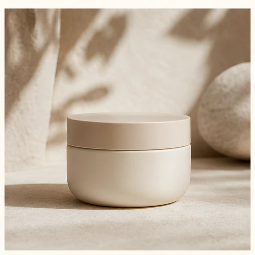 Skincare cream jar
