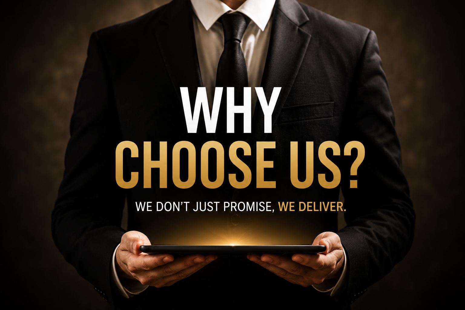 Business leader presenting why clients choose Big Pros Marketing